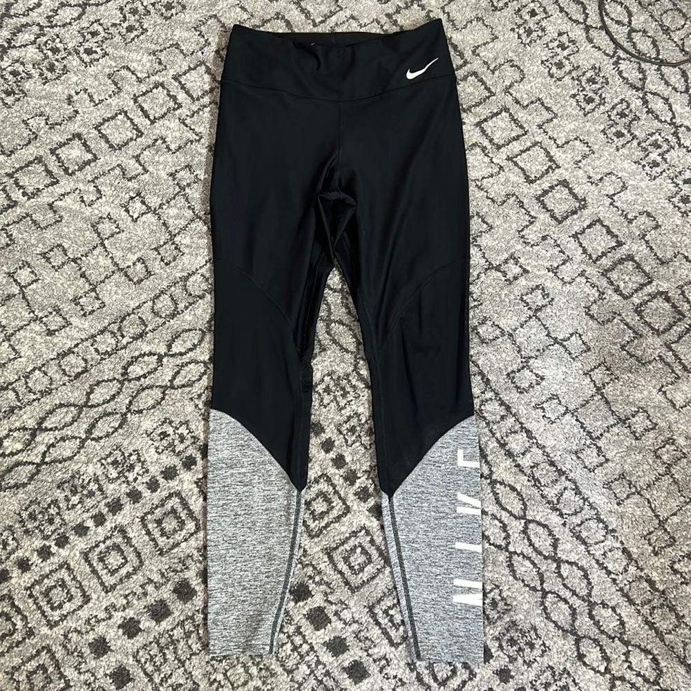 Nike workout leggings with logo